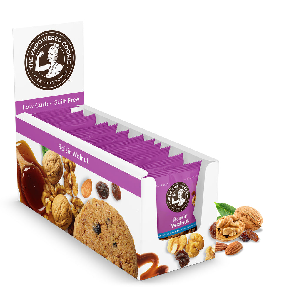 Raisin Walnut Cookies 12-Pack_The Empowered Cookie