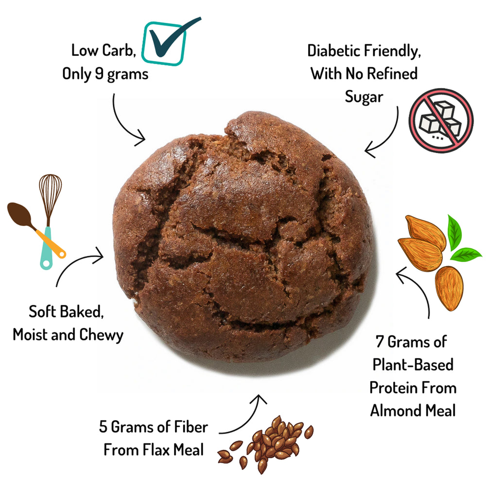 Best Selling (12 cookies) 6 flavors: Low Carb Cookies & Vegan Cookies