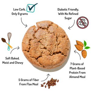 Best Selling (12 cookies) 6 flavors: Low Carb Cookies & Vegan Cookies