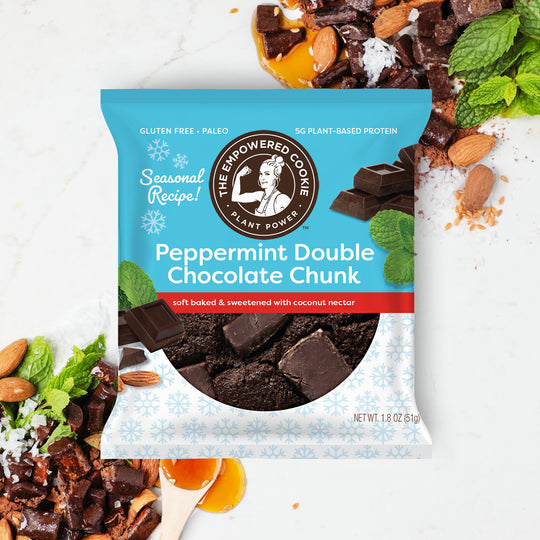 Peppermint Double Chocolate Chunk Cookies (12 Pack)