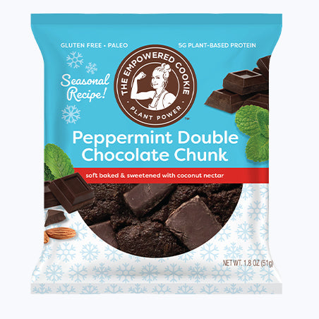 Peppermint Double Chocolate Chunk Cookies (12 Pack)