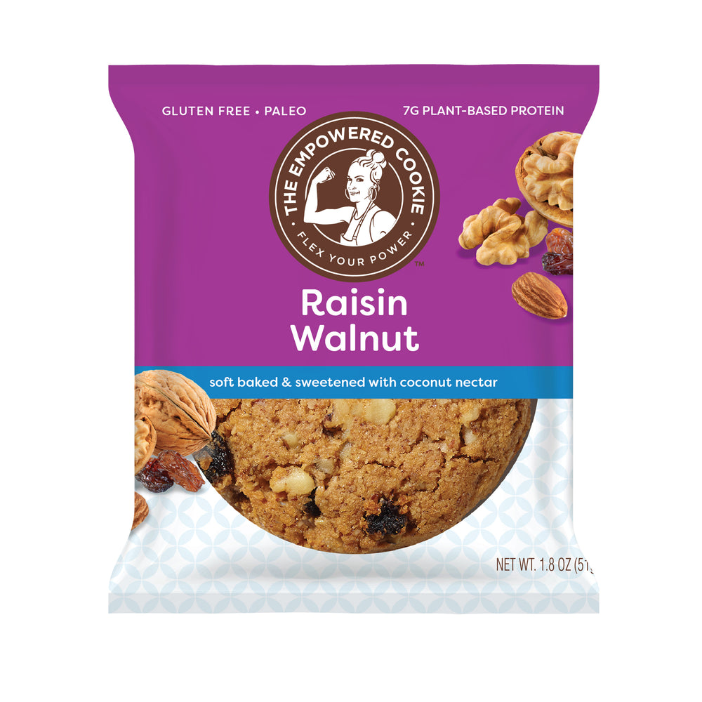 
            
                Load image into Gallery viewer, Raisin Walnut Cookies Packet_The Empowered Cookie
            
        