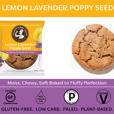 Lemon Lavender Poppy Seed - The Empowered Cookie