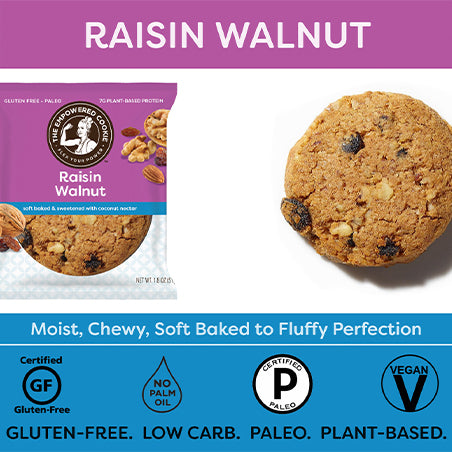 Raisin Walnut - The Empowered Cookie